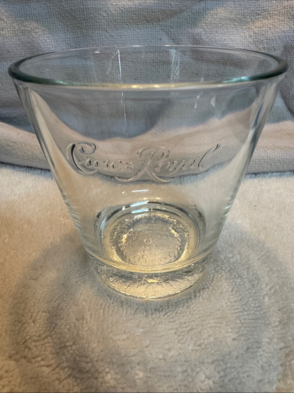 Crown Royal Clear Glass Ice Bucket - Branded Barware